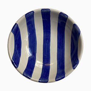 Small Rayure Blue Bowls by Popolo, Set of 2
