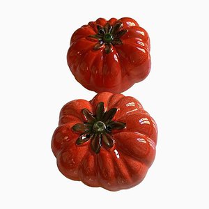 Salt & Pepper Tomato Shakers by Popolo, Set of 2