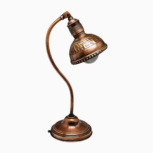 Lámpara de mesa alemana vintage, principios del siglo XX