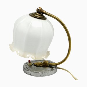 Lámpara de mesita de noche vintage, años 60