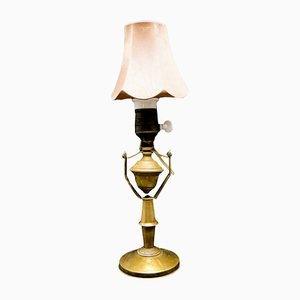 Lámpara de mesita de noche vintage, principios del siglo XX