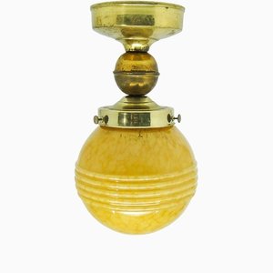 Lámpara colgante vintage, años 30