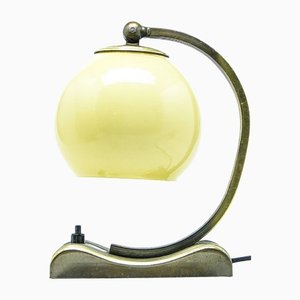 Lámpara de mesita de noche vintage, años 50