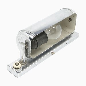 Lampada da parete in metallo di Napako, anni '50