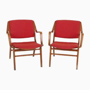 Stühle von Von Peter Hvidt & Orla Mølgaard-Nielsen für Fritz Hansen, 1950er, 2er Set