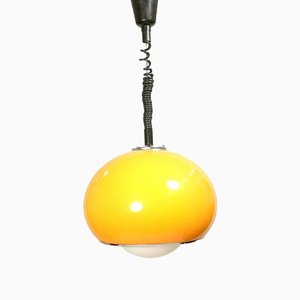 Lampe à Suspension Meblo Mid-Century Moderne Orange de Guzzini