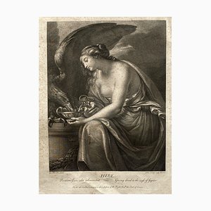 Gavin Hamilton / Domenico Cungo, Femme, 17ème Siècle, Gravure