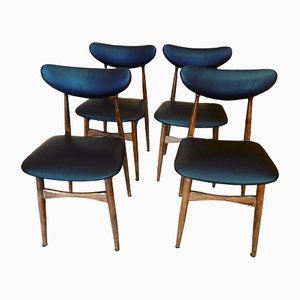 Vintage Danish Chairs, Set of 4