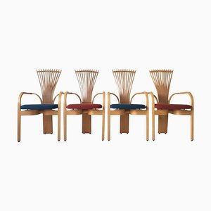 Totem Chairs by Torstein Nilsen for Westnofa, 1980s, Set of 4