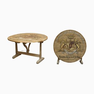 Antique French Wine Tasting Table