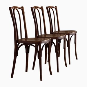 Bistro Chairs from Thonet 1930s, Set of 3