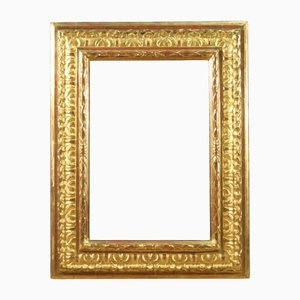 Wood and Plaster Carved and Gilded Frame