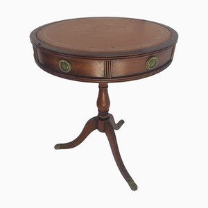Victorian Wood Drum Auxiliary Table