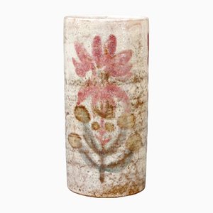 Vintage French Ceramic Flower Vase from Le Mûrier, 1960s