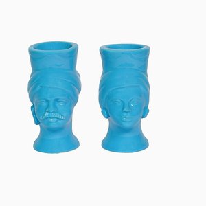 Vases H14 Griffin & Mata de Crita Ceramiche, Set de 2