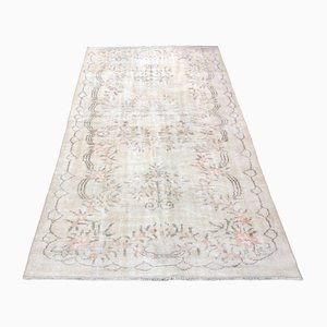 Large Antique Faded Rug