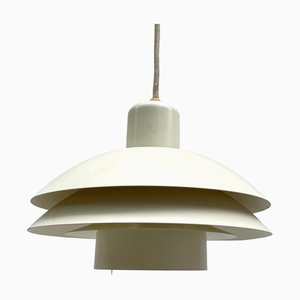 White Artichoke Ceiling Lamp in Van Poulsen Style