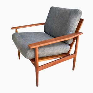 Poltrona vintage in teak, Danimarca, anni '60