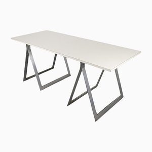 Desk with Laminate Top and Metal Structure