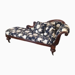 Antique Mahogany Chaisse Sofa