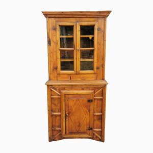 Vintage Spruce Cupboard Cabinet
