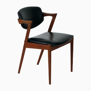 Teak Model 42 Dining Chair by Kai Kristianen for Schou Andersen Møbelfabrik, 1960s