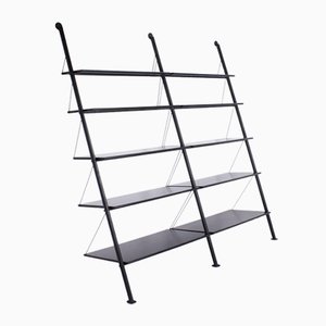 Schwarzes John Ild Regalsystem von Philippe Starck für Disform, 1970er