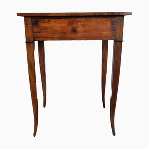 Antique Tall Auxiliar Table with a Drawer