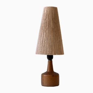 Mid-Century Glazed Stoneware Table Lamp by Rolf Palm for Mölle, Sweden, 1962