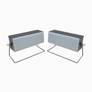 Kubistische Acrylglas Tischlampen, 2 . Set