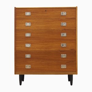 Danish Chest of Drawers in Ash, 1970s