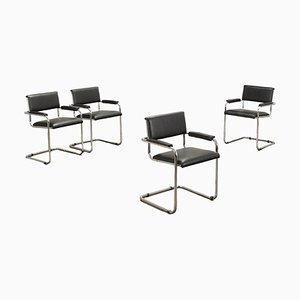 Cantilever Chairs, 1970s, Set of 4