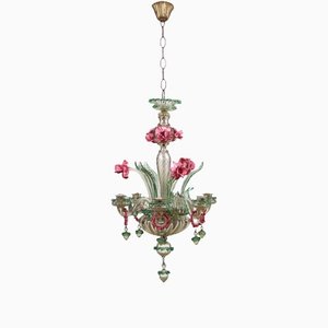 Murano Chandelier in Glass, Italy, 20th Century