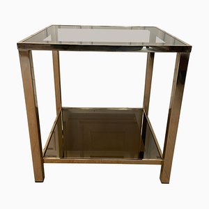 23K Find Gold Chrom Side Table from Belgo