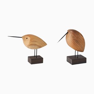 Beak Birds Sculptures from Warm Nordic, Set of 2