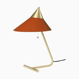 Top Rusty Red Table Lamp in Brass from Warm Nordic