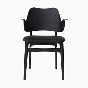 Gesture Chair aus Vidar & Schwarzer Buche, Anthrazit von Hans Olsen für Warm Nordic