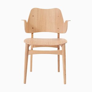 Gesture Chair in White Oiled Oak by Hans Olsen for Warm Nordic