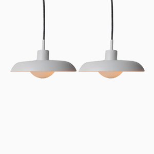 Vintage Ra 24 Pendant Lamps by Piet Hein for Lyfa, 1970, Set of 2
