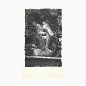 Pierre Bonnard, Femme Debout dans sa Baignoire, Original Lithograph, 1920s