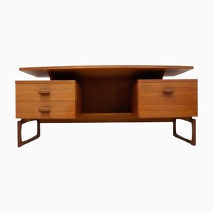 Mid-Century Teak E Gomme Desk with Floating Top from G Plan, 1960s