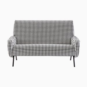 Black and White Lady Sofa by Marco Zanuso for Cassina