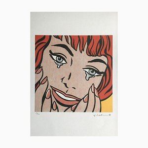 Nach Roy Lichtenstein, Happy Tears, Siebdruck auf Arches France Paper
