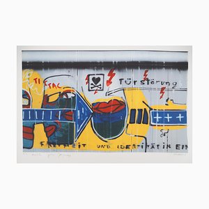 Peter Klasen, Berlin Wall, Graffiti, Original Screenprint