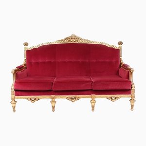 French Empire Giltwood Sofa