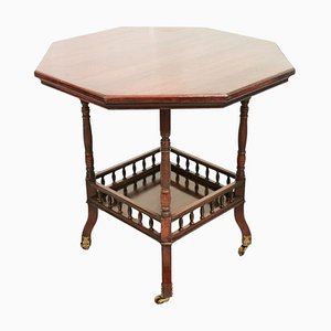 Aesthetic Movement Occasional Table by H. W. Batley for Gregory and Co.