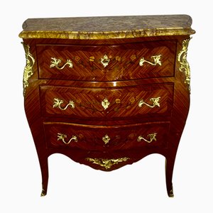 Louis XV Wood Marquetry Chest of Drawers