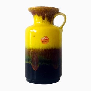 Deutsche Keramikvase von Jasba, 1970er