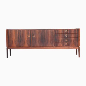 Rosewood and Brass Sideboard from Topform, the Netherlands, 1960s