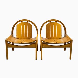 Mid-Century Lounge Chairs from Baumann, France, 1970s, Set of 2